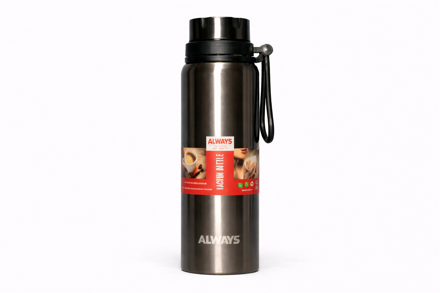 STAINLESS STEEL VACUUM INSULATED THERMOS FLASK