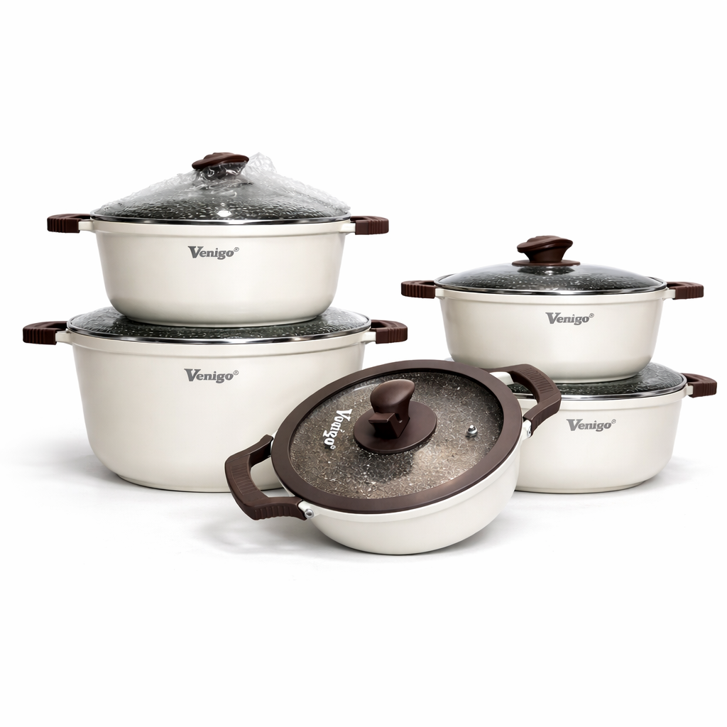 VENIGO NONSTICK COOKWARE POT SET