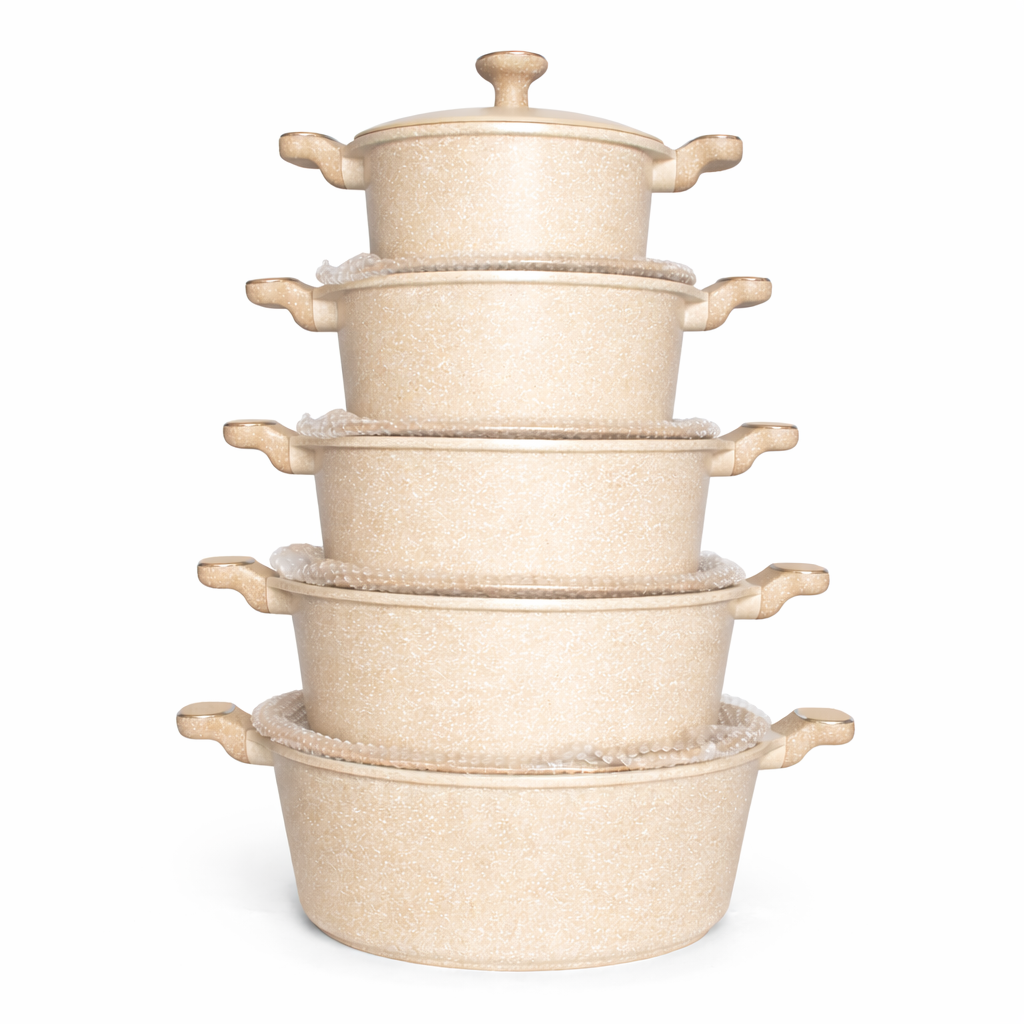 GRANITE NONSTICK COOKING POT SET