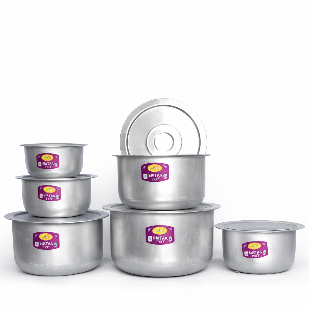 SIMBA POTS ALUMINUM COOKWARE SET OF 6
