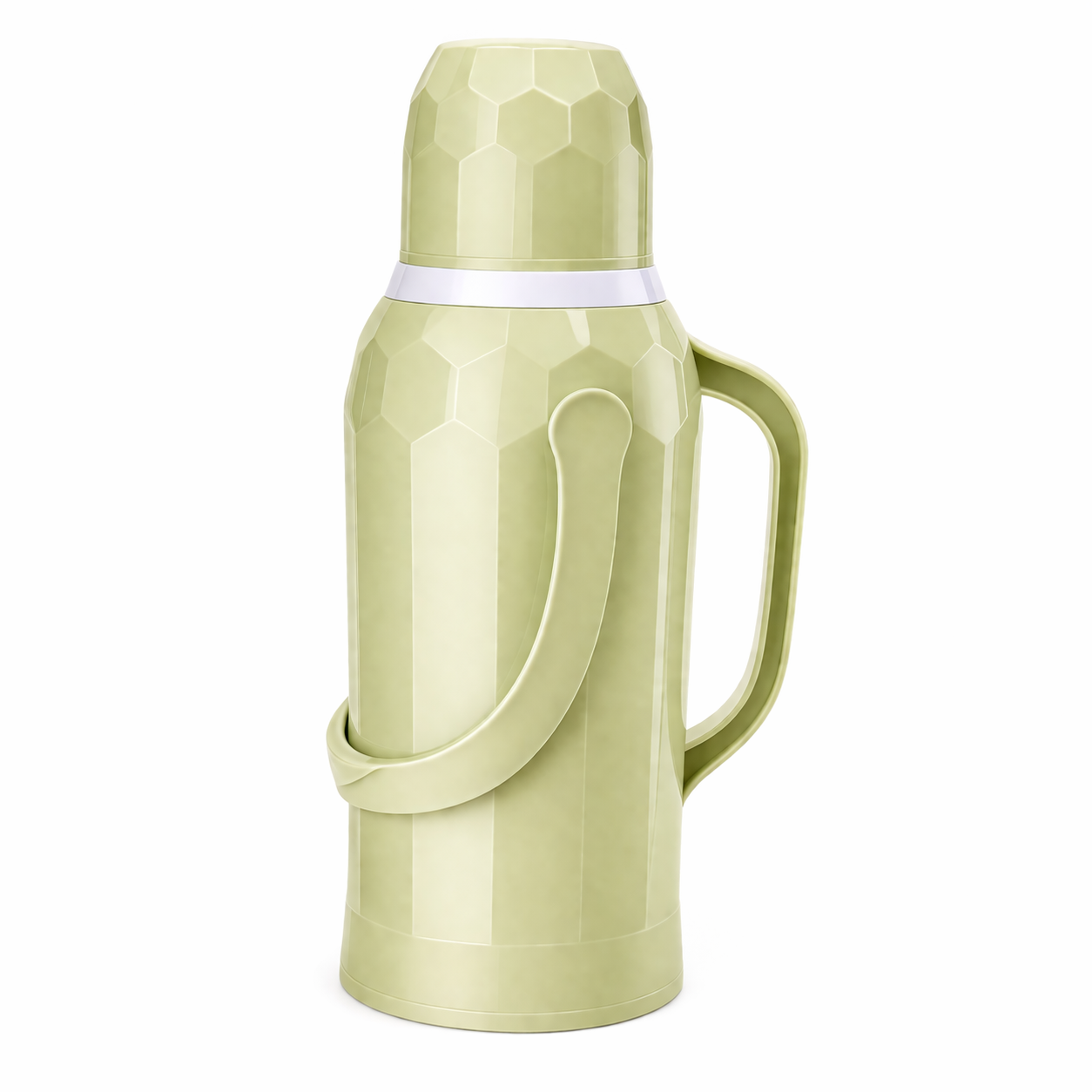 3L INSULATED THERMAL FLASK WITH HANDLE & CUP LID