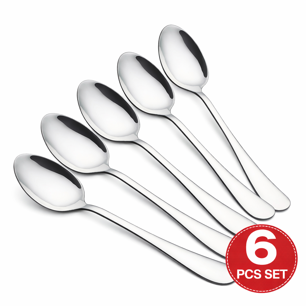 STAINLESS STEEL TABLE SPOONS SET (6 PCS)