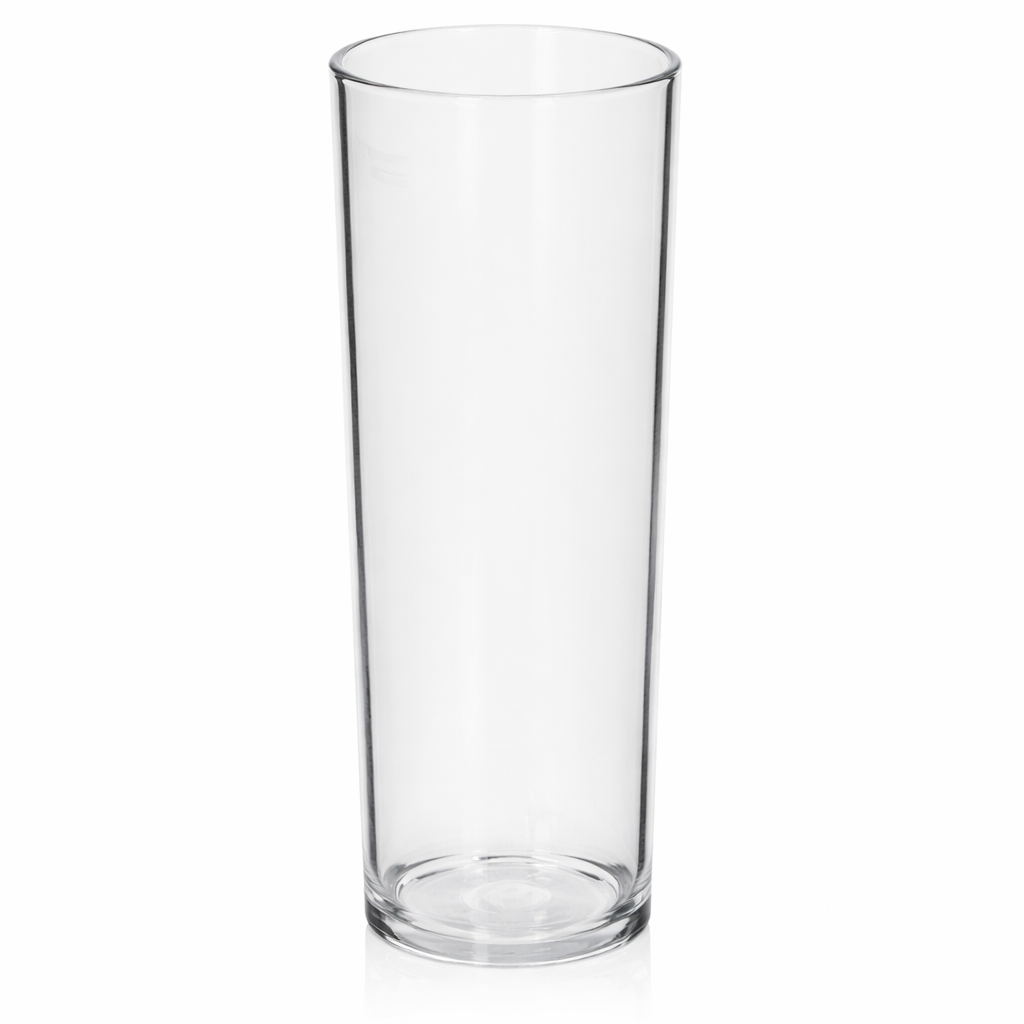 UNBREAKABLE CLEAR HIGHBALL DRINKING GLASS (1 PC)