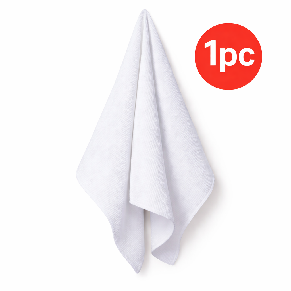 PLAIN WHITE KITCHEN TOWEL